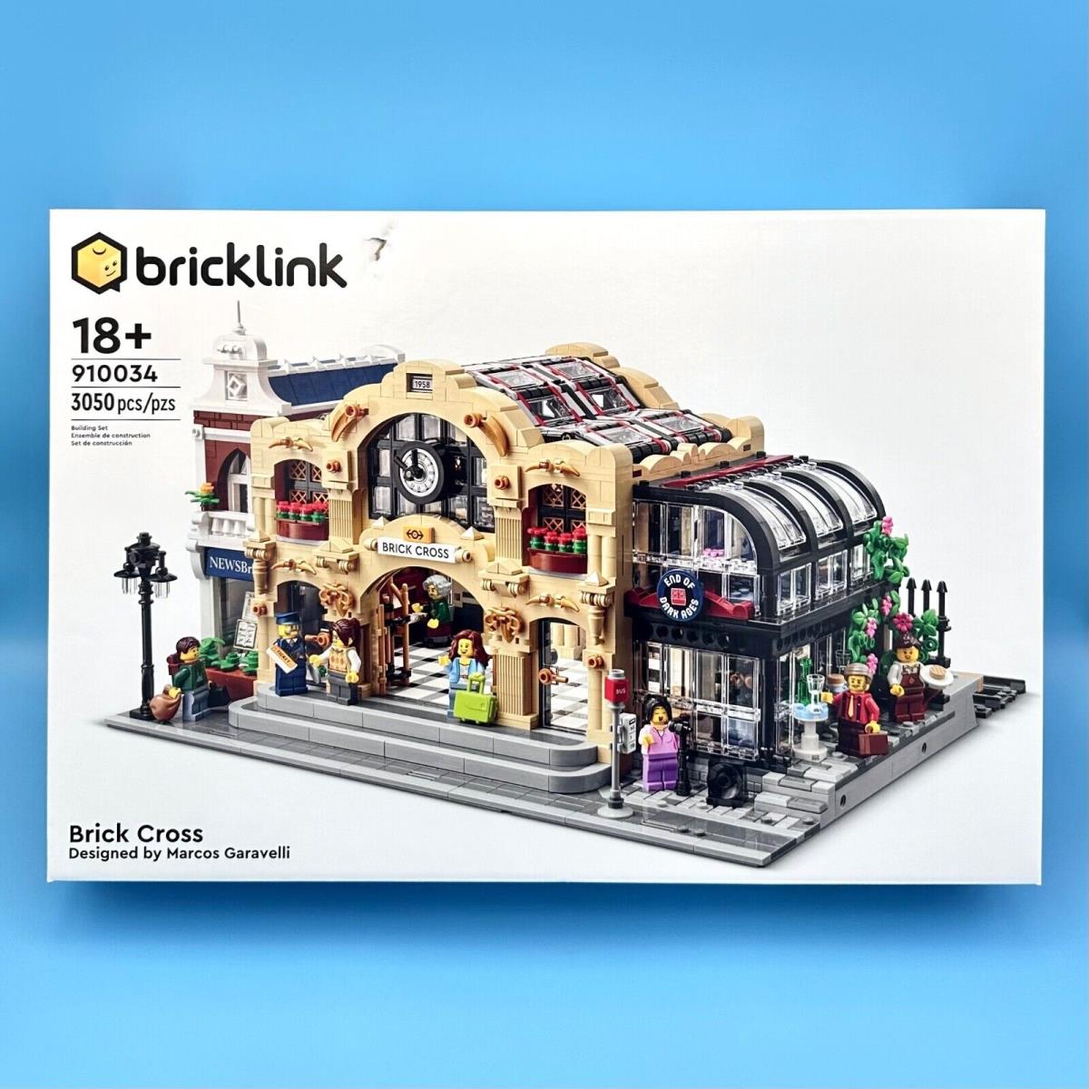 Lego Bricklink Designer Program Brick Cross Train Station 910034 Series 2