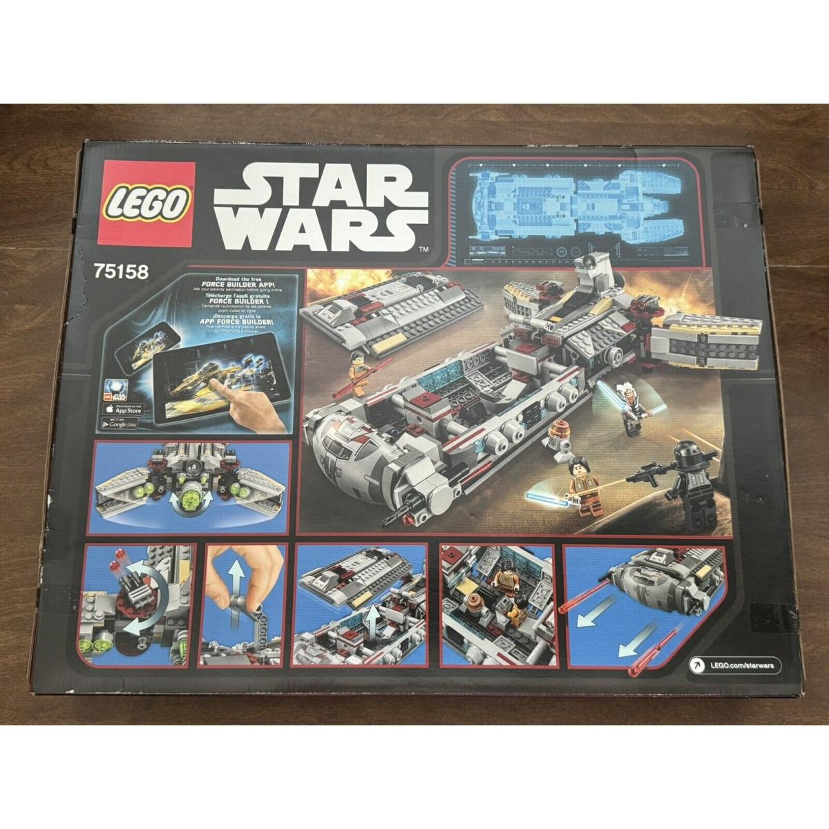 Lego Rebel Combat Frigate 75158 Star Wars Rebels Ahsoka - - Retired Set
