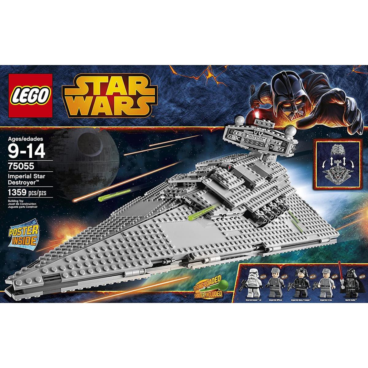 Lego Star Wars 75055 Imperial Star Destroyer Building Toy Mib Retired