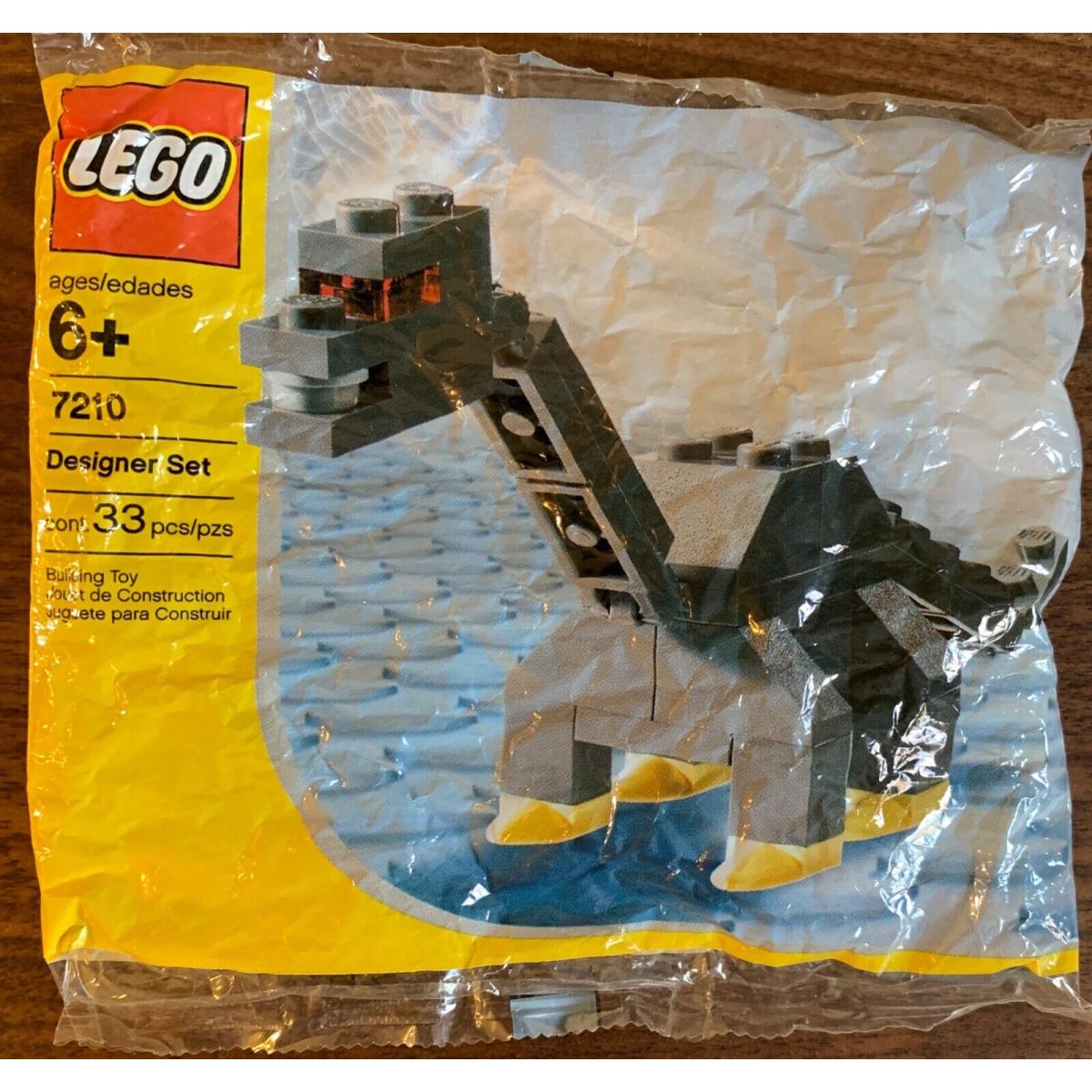 Lego 7210 Mini Brachiosaurus Long Neck Dinosaur Vintage 2004 In Bag