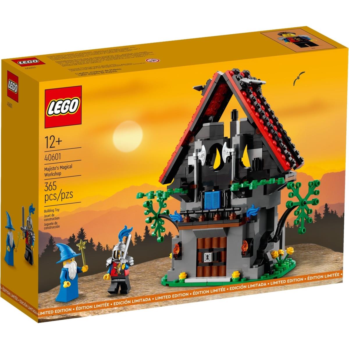 Lego Majisto`s Magical Workshop 40601 Castle Knights Wizard Minifig Set 2023