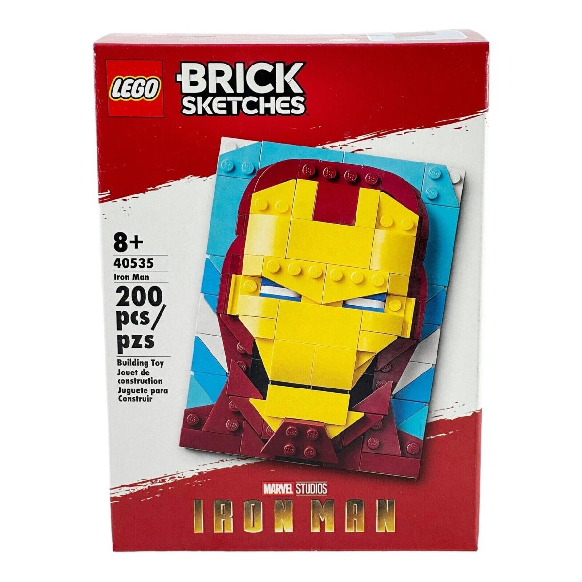 Lego 40535 Iron Man Brick Sketches Marvel Super Heroes Set