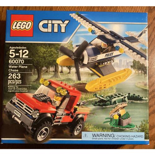 60070 Lego City Police Water Plane Chase 263 Pcs in Box