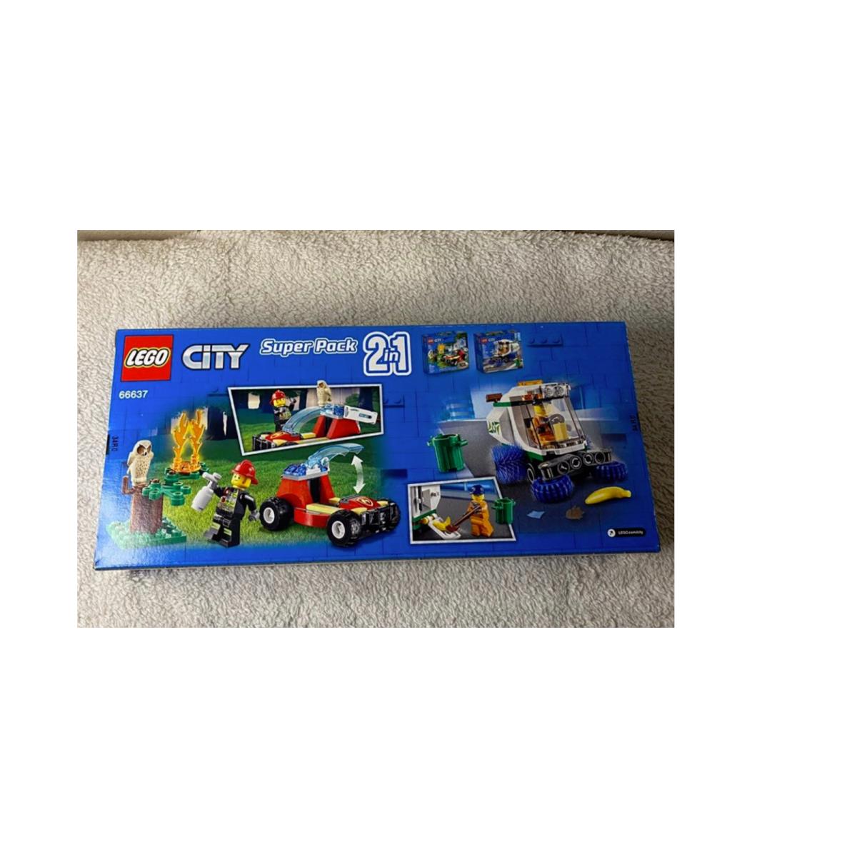 Lego City Super Pack 2-in-1 66637 Buiding Toy For Kids Truck Plane 173 Pieces
