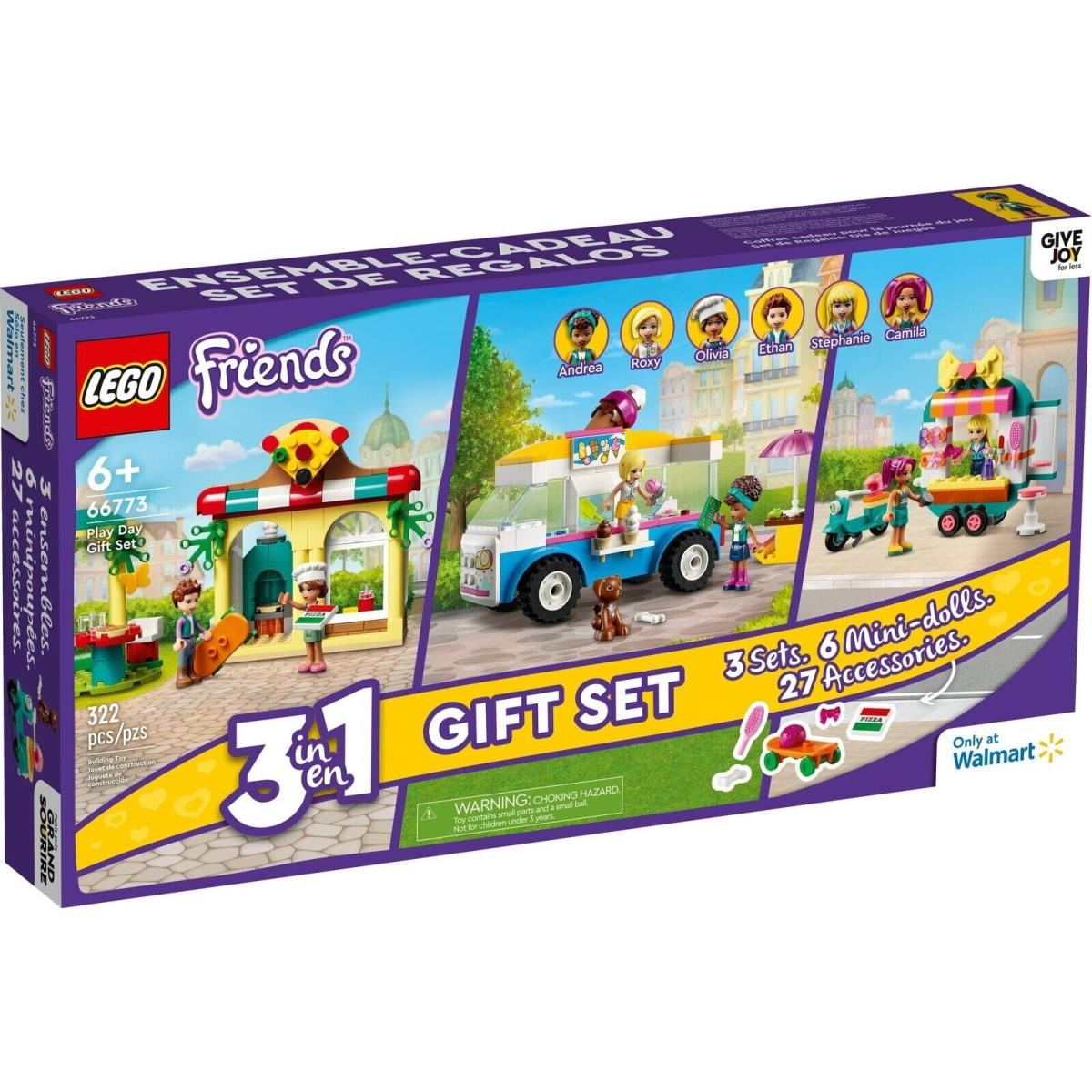 Lego Friends Play Day Gift Set 66773 3 in 1 Building Toy Set For 6 Year Old
