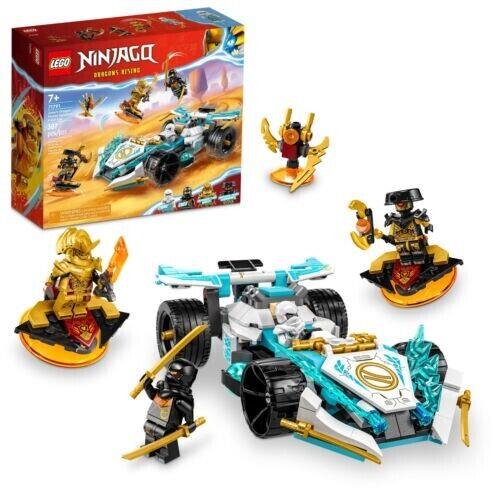 Lego Ninjago Zane`s Dragon Power Spinjitzu Race Car 71791 Building Toy Set