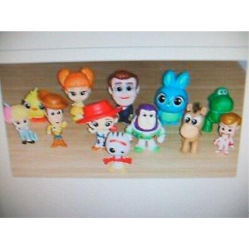 Toy Story 4 Series 1 Minis Disney Complete Set 12 Figures