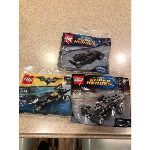 Lego 30300 30521 30446 3 Sets Batman Vehicls