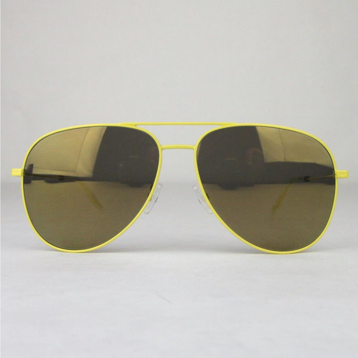 Saint Laurent Yellow Metal Aviator Classic 11 Sunglasses Abwja 322608 7502