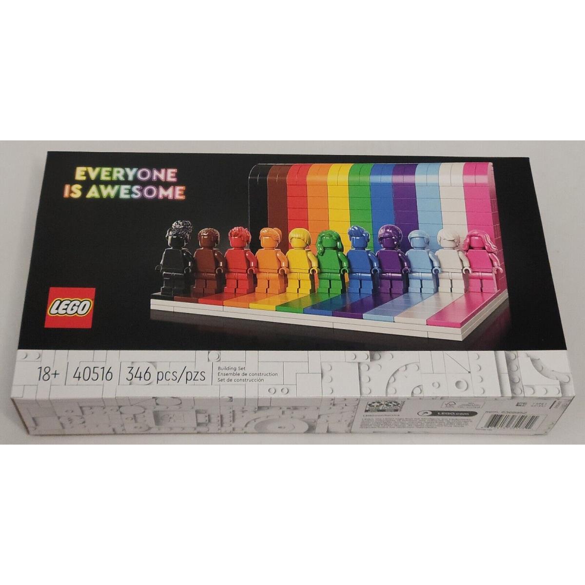 Lego 40516 Everyone is Awesome Icons Rainbow Minifigures