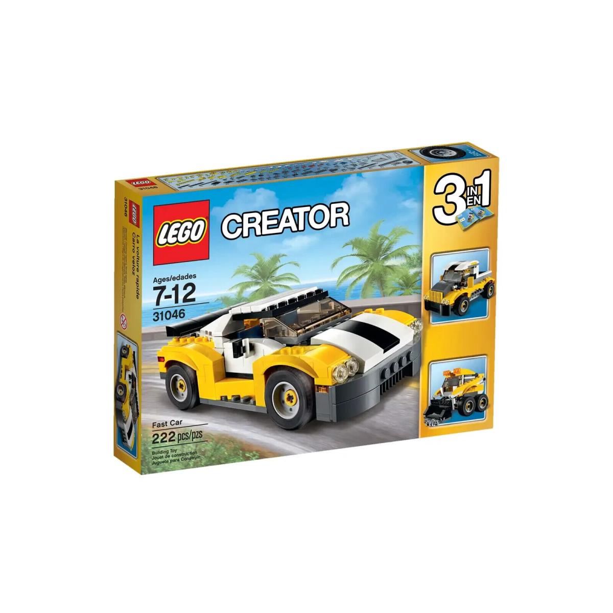 Lego Fast Car 31046 Creator Minifigure Building Set