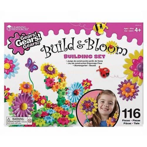 Learning Resources Gears Gears Gears Build Bloom Building Set 116 Pieces
