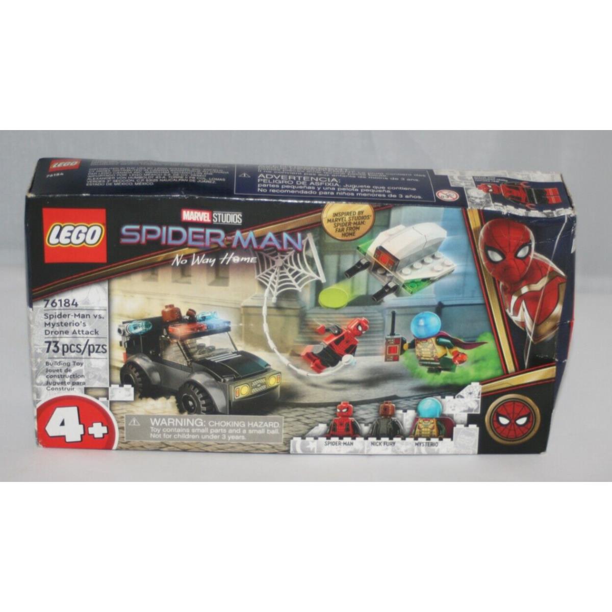 Lego Marvel Spider-man Vs. Mysterio`s Drone Attack No Way Home 76184 Toy