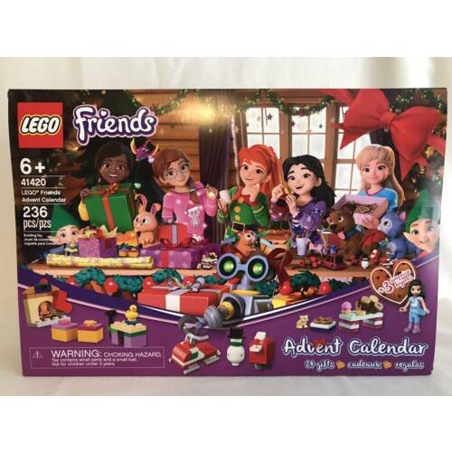 Lego Friends 2020 Advent Calendar 236 Piece Box: Set 41420