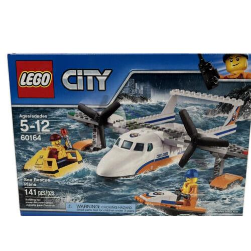60164 Coast Guard Sea Rescue Plane Lego City Town Legos Set Airplane