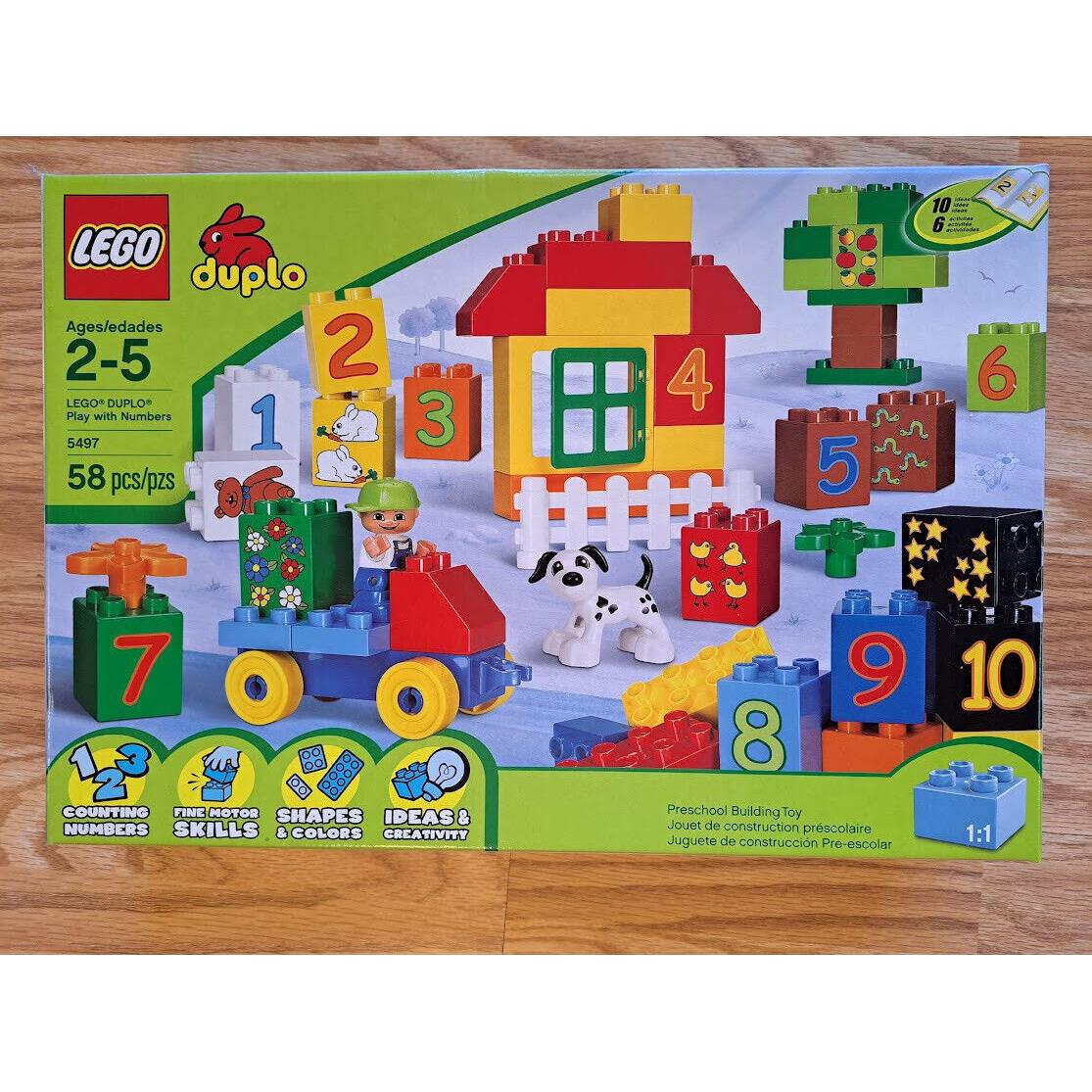 Lego Duplo Play with Numbers 5497 C-10 Mint Mimb