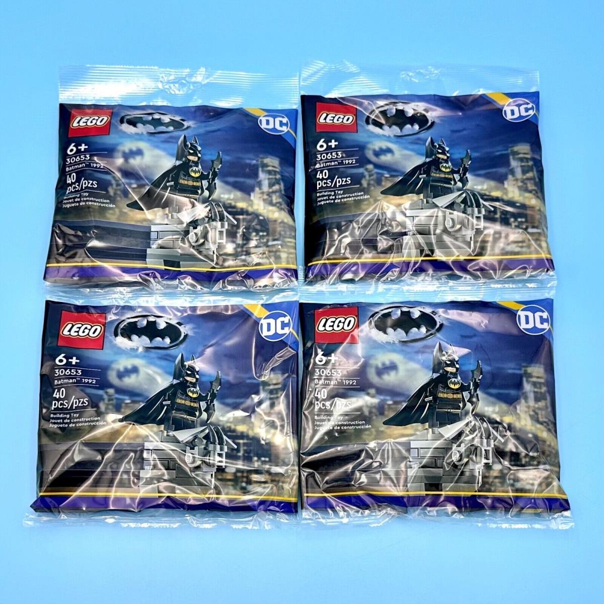 Lego DC Batman Returns 1992 Polybag Lot of 4 Micheal Keaton Minifigure 30653