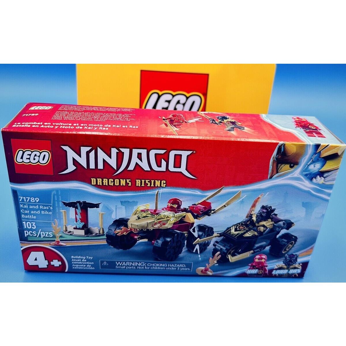 Lego Ninjago Kai and Ras Car and Bike Battle 71789
