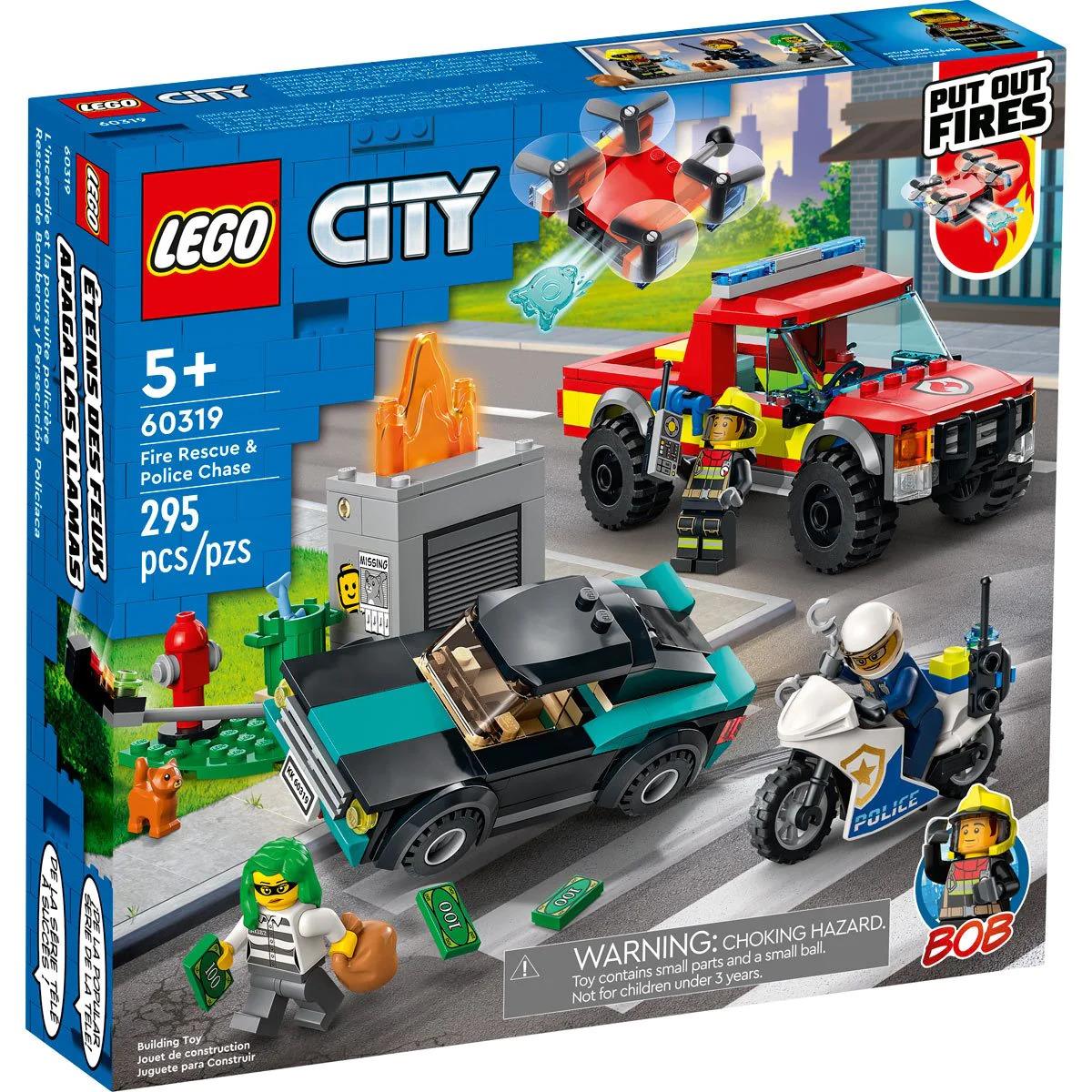 Lego 60319 City Fire Rescue Police Chase