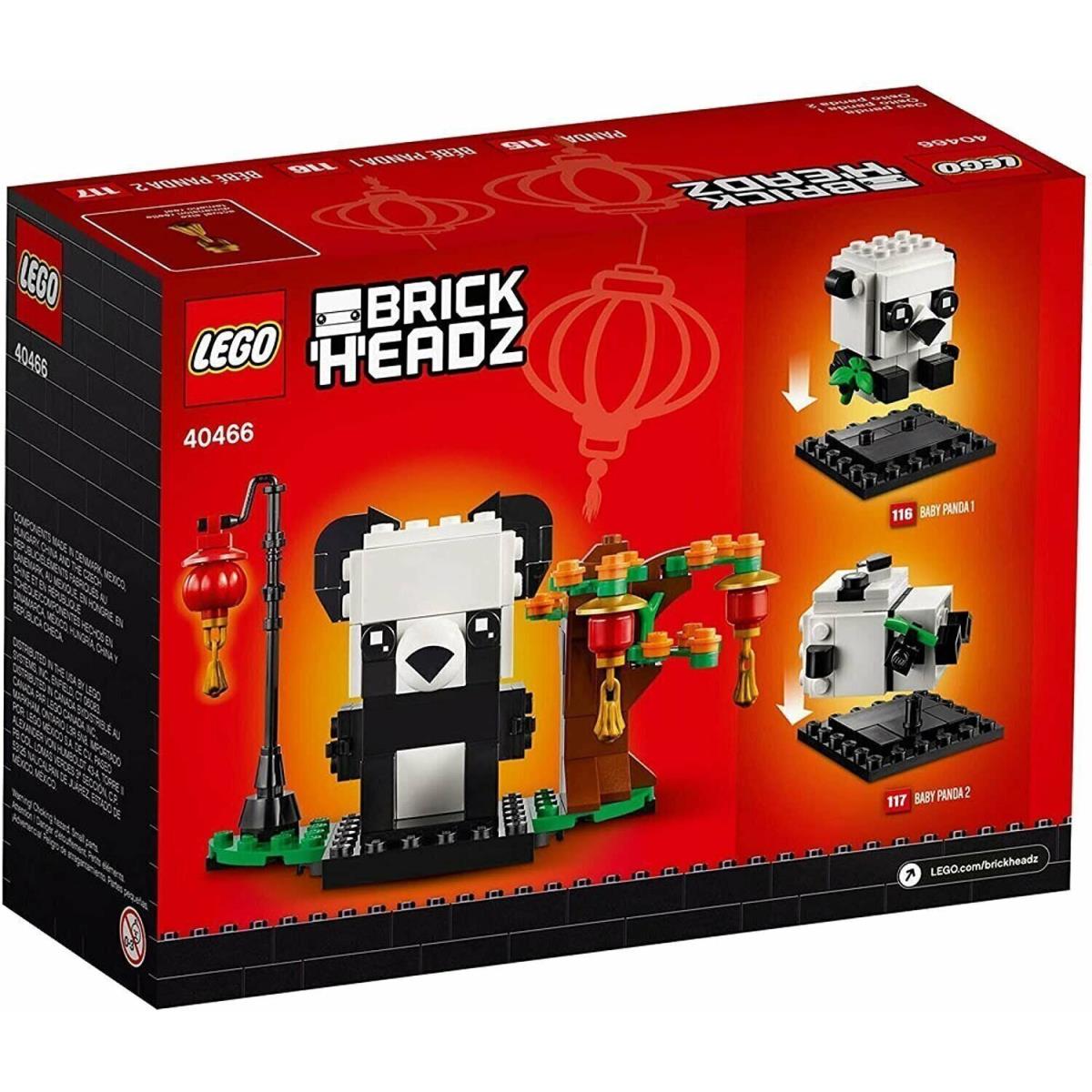 Exclusive Edition Chinese Year Pandas 40466 Brickheadz