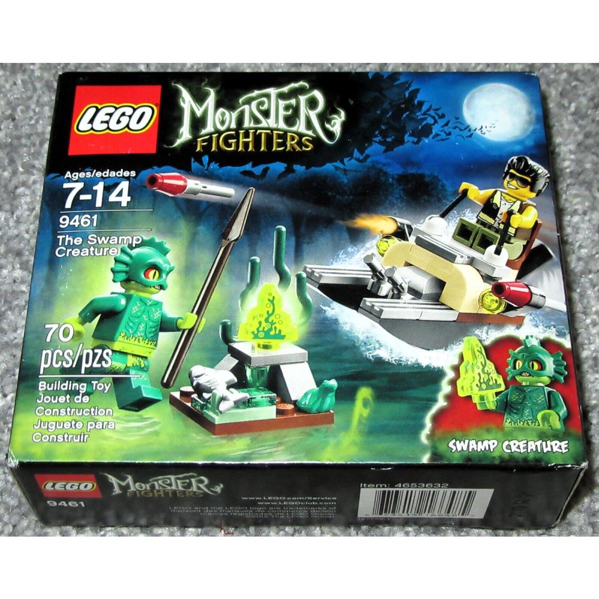 Lego Monster Fighters 9461 The Swamp Creature Nisb Moonstone Swamp Boat - 