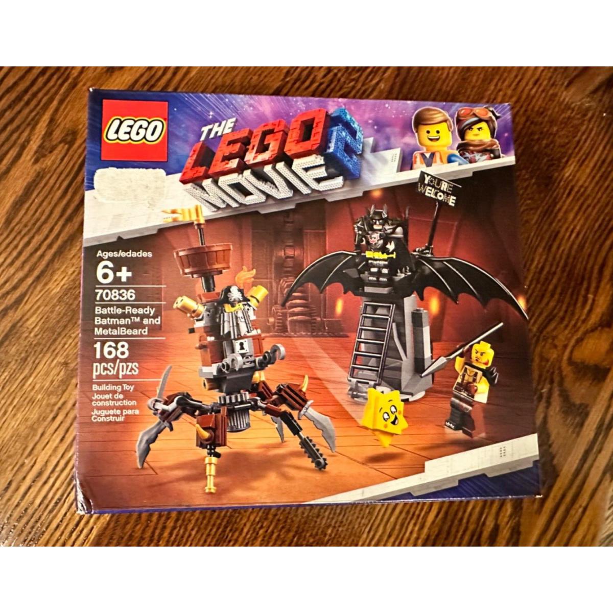 Lego The Lego Movie 2 - Battle-ready Batman and Metalbeard - 70836