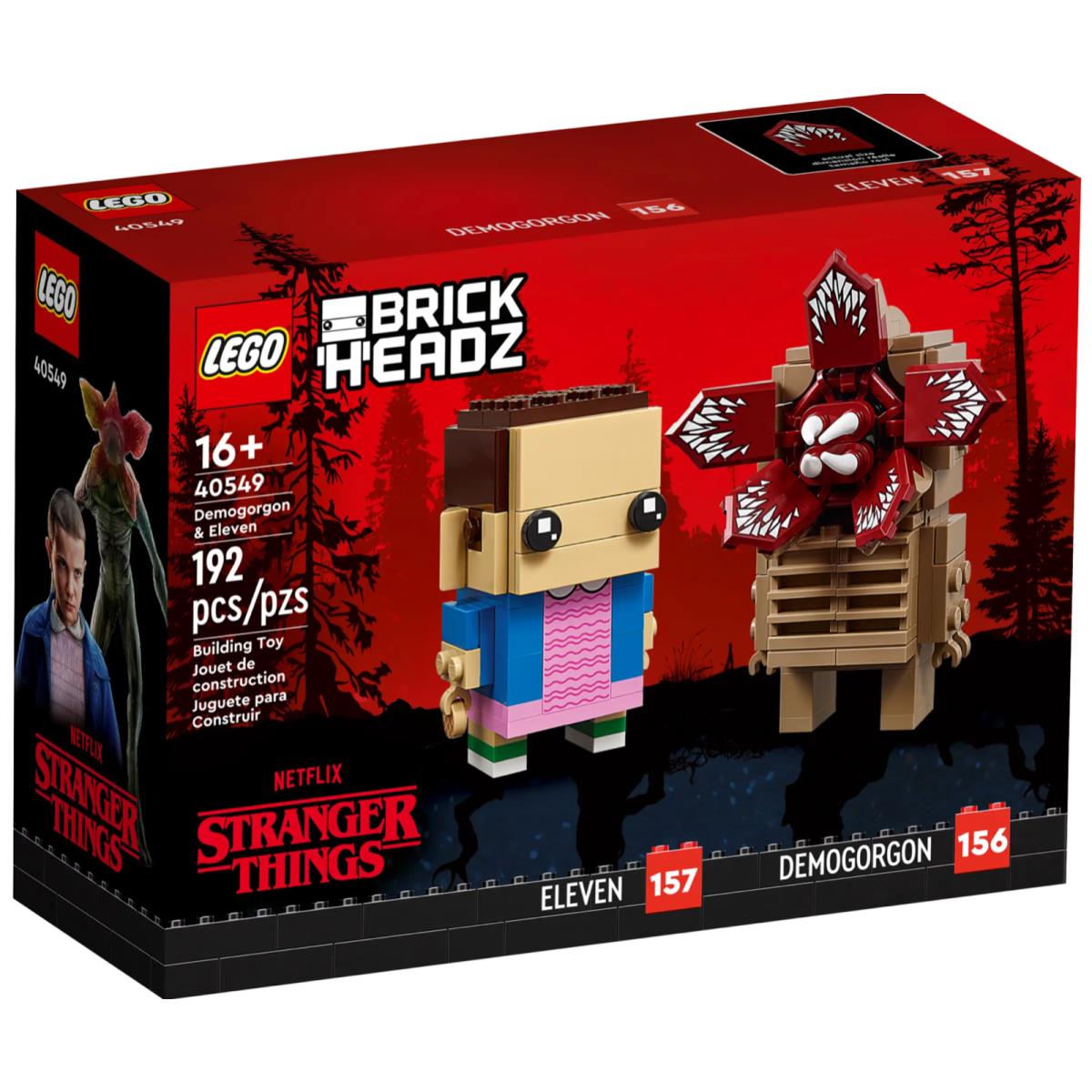 Lego 40459 Stranger Things Demogorgon Eleven Brickheadz Retired
