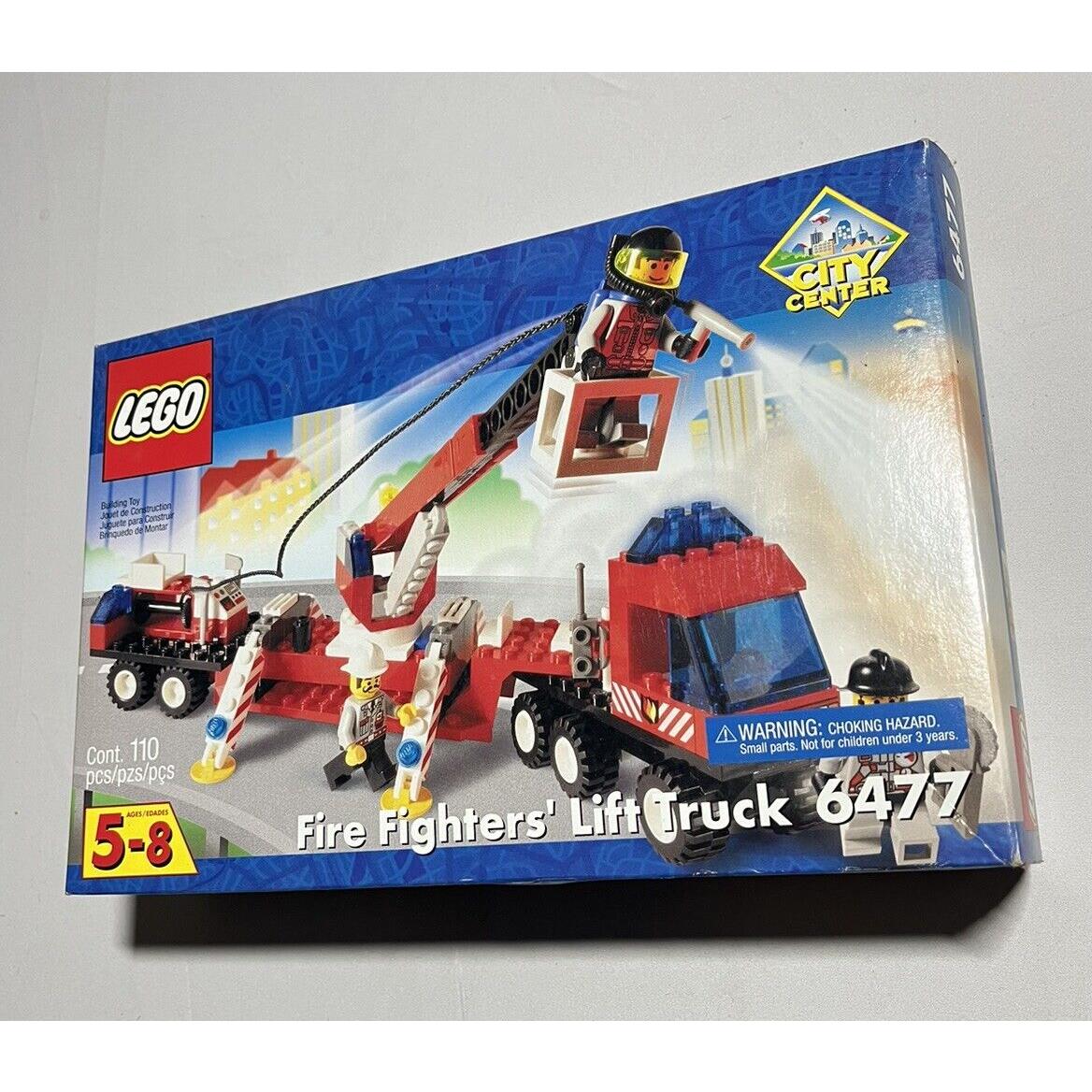 Lego 6477 Fire Fighters` Lift Truck City Center