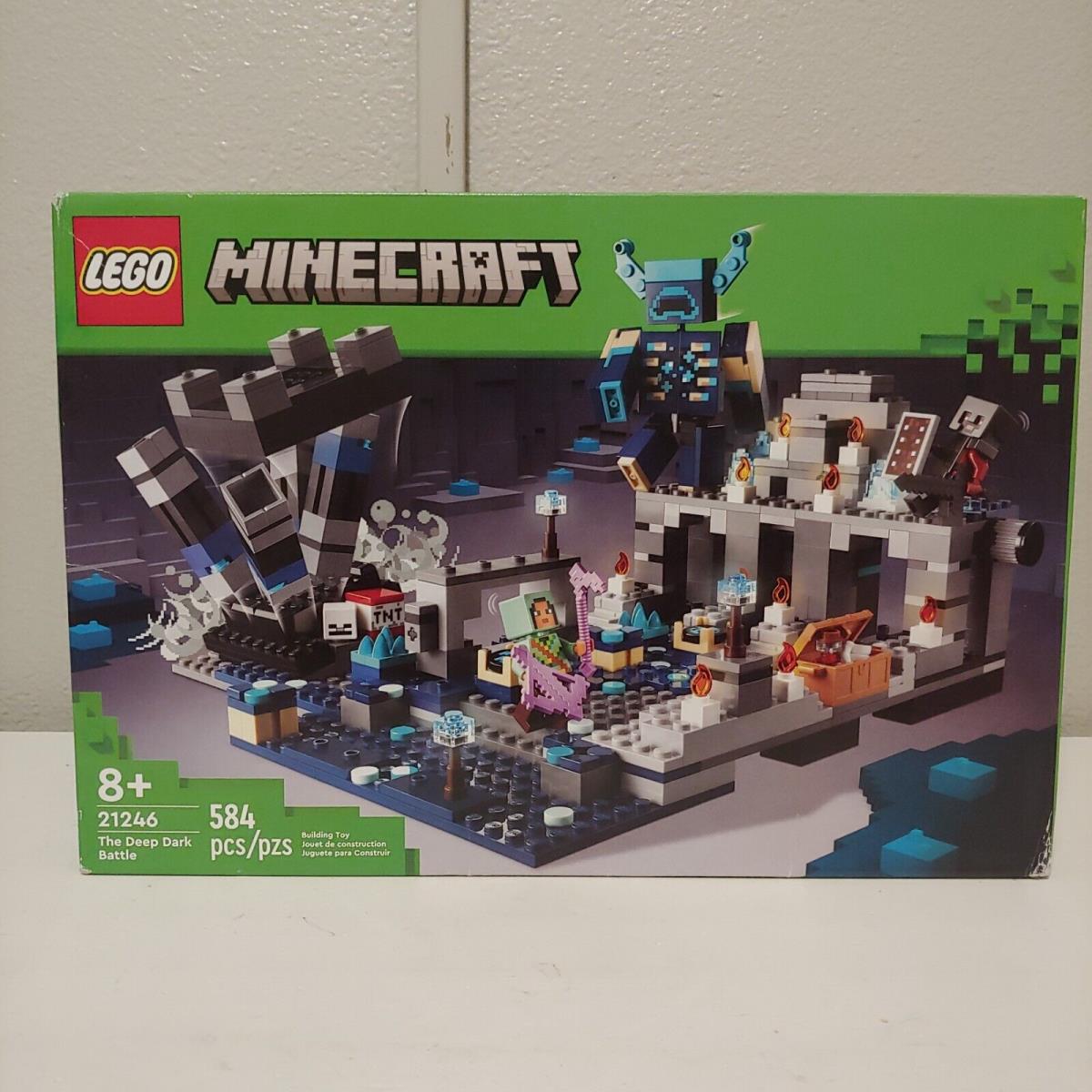 Lego Minecraft The Deep Dark Battle Set 21246 Biome Adventure Toy Ages 8+