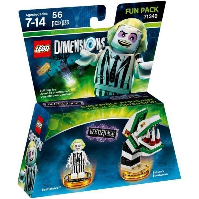 Lego Dimensions Beetlejuice Saturn`s Sandworm Fun Pack 71349 Minifig