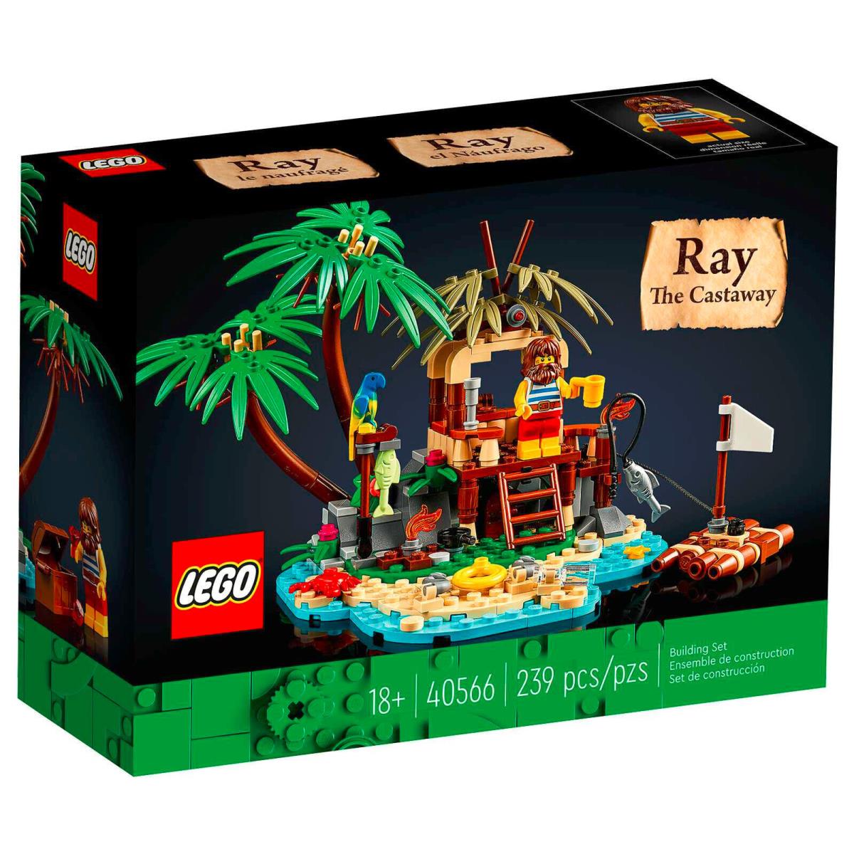 Lego 40566 Ray The Castaway Island Set Promo Exclusive Shop At Home Parrot