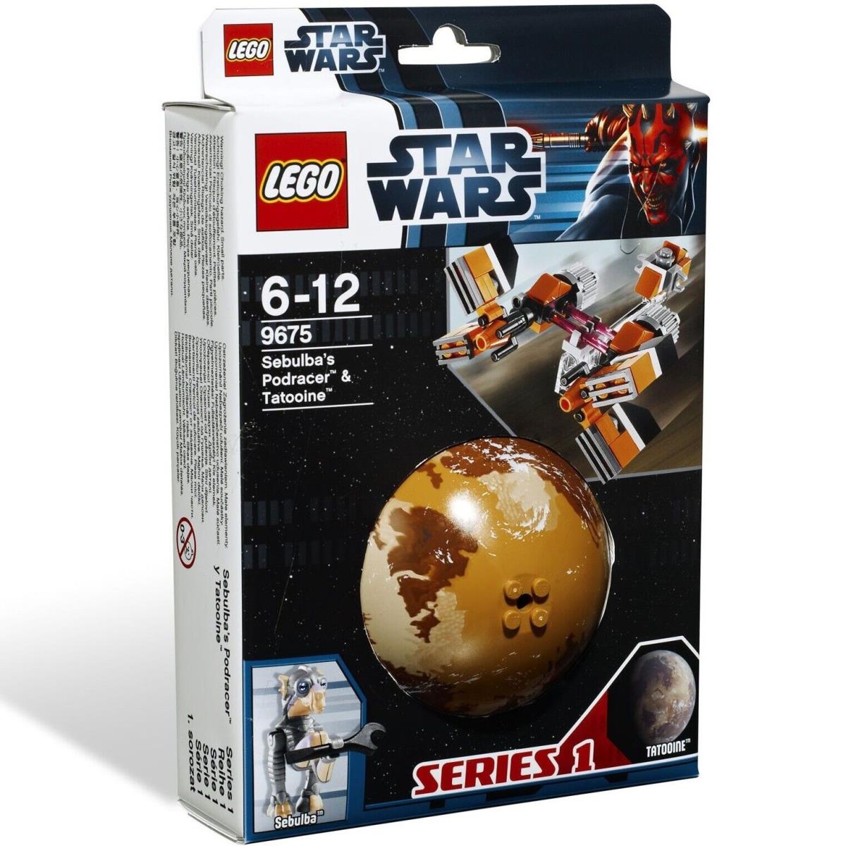 Lego Star Wars Planet Set 9675 Sebulba`s Podracer Tatooine