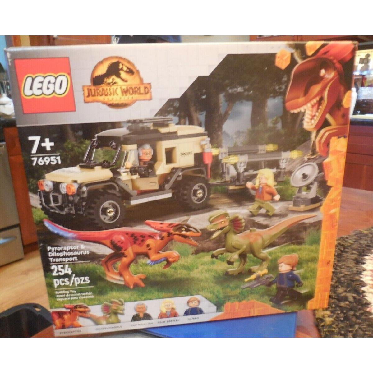 Lego 76951 Pyroraptor Dilophosaurus Transport