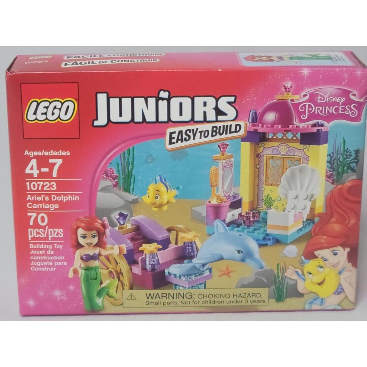 Lego 10723 Ariel`s Dolphin Carriage Juniors Flounder Dolphin Disney Princess