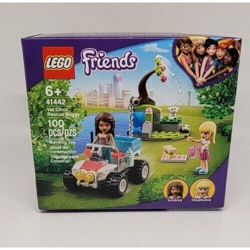 Lego Friends Vet Clinic Rescue Buggy 41442 Building Kit Collectible Toy Retired
