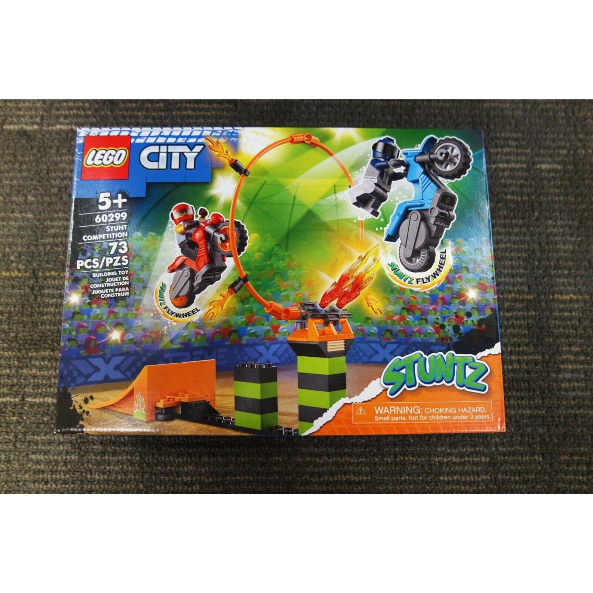 Lego 60299 City Stunt Competition Building Toy 73 Pcs