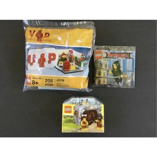 3 Lego Sets Vip Promo 40178 Ninjago 30609 Caveman 5004936