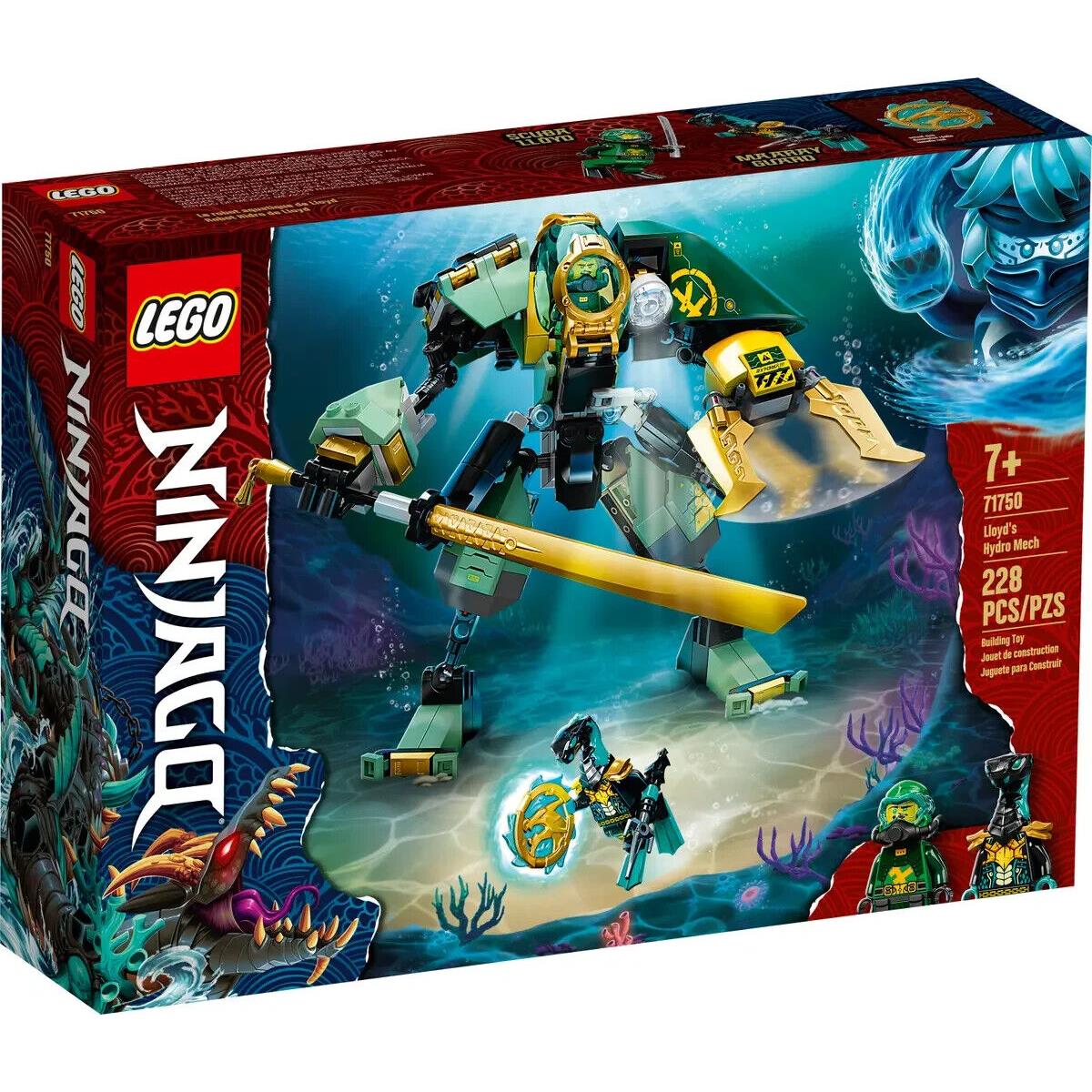 Lego Lloyd`s Hydro Mech 71750 Ninjago Minifigure Building Set