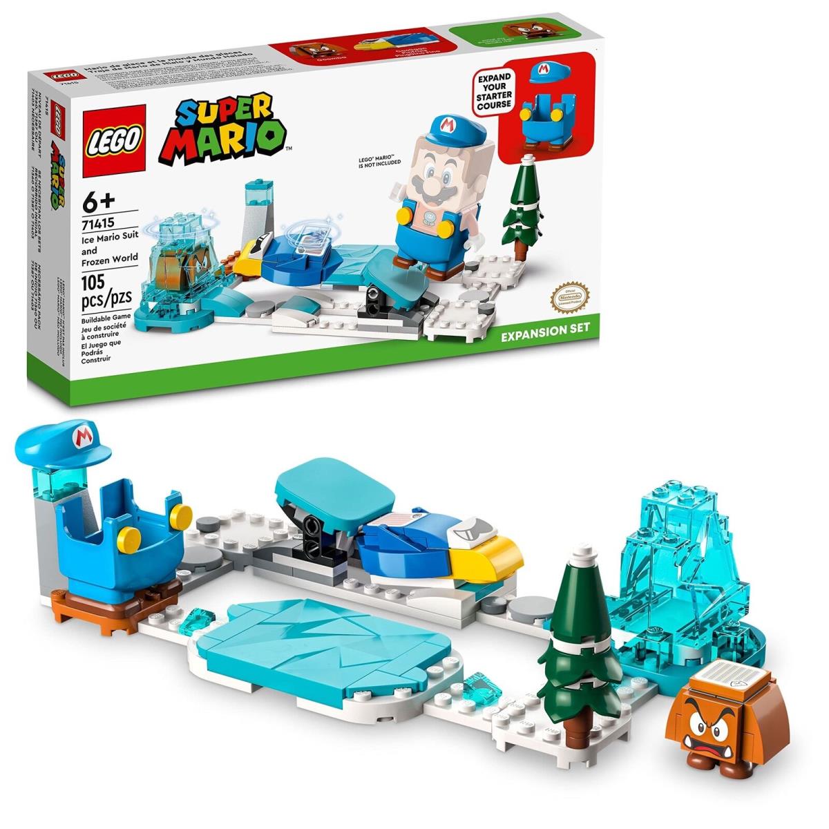 Lego Super Mario Ice Mario Suit and Frozen World Expansion Set 71415