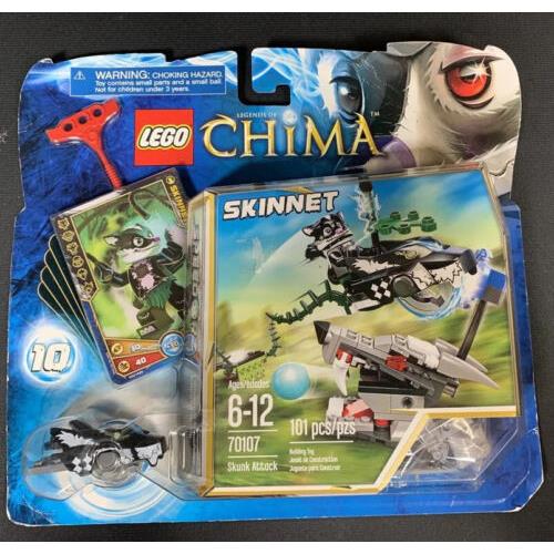 Lego Legends Of Chima Skunk Attack 70107 Set 101 Pieces