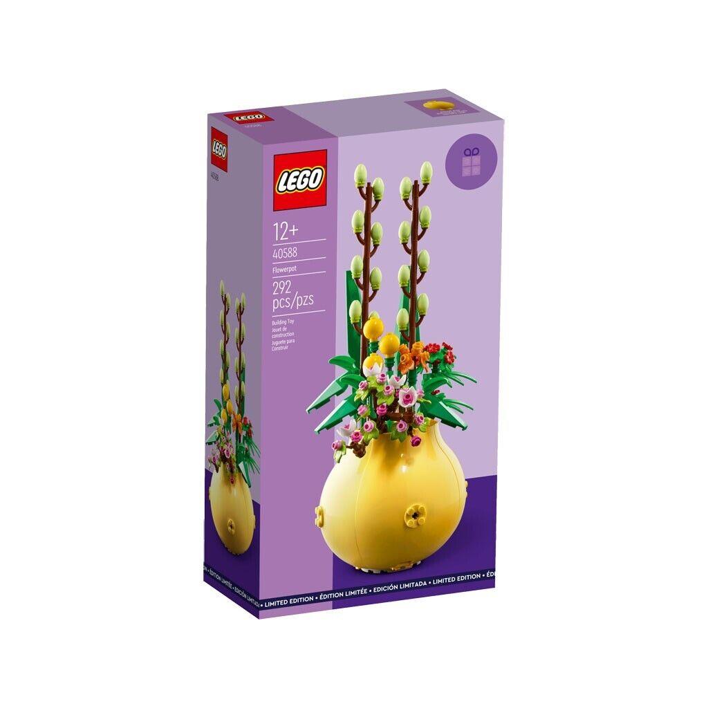 Lego Flowerpot Set 40588 Promo Gwp Flower Pot Arrangement Vase Nisb