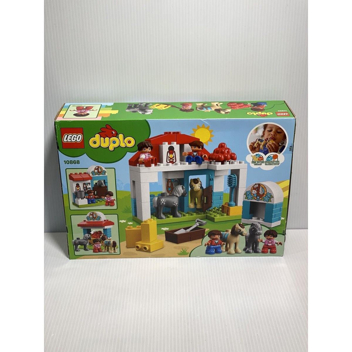 Retired 2018 Lego Duplo Farm Pony Stable Set 10868 w/ 59pcs