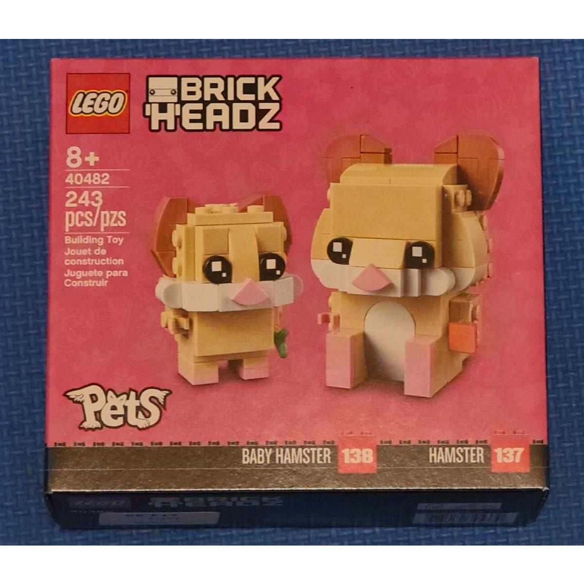 Lego 40482 Pets Brickheadz Hamster Set