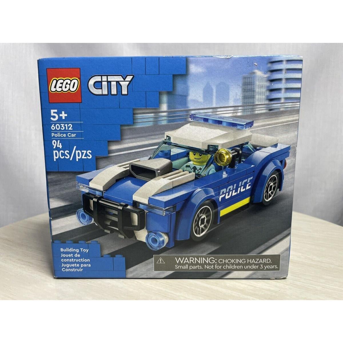 Lego Police Car City 60312 Building Kit 94 Pcs Car Model Toy Set