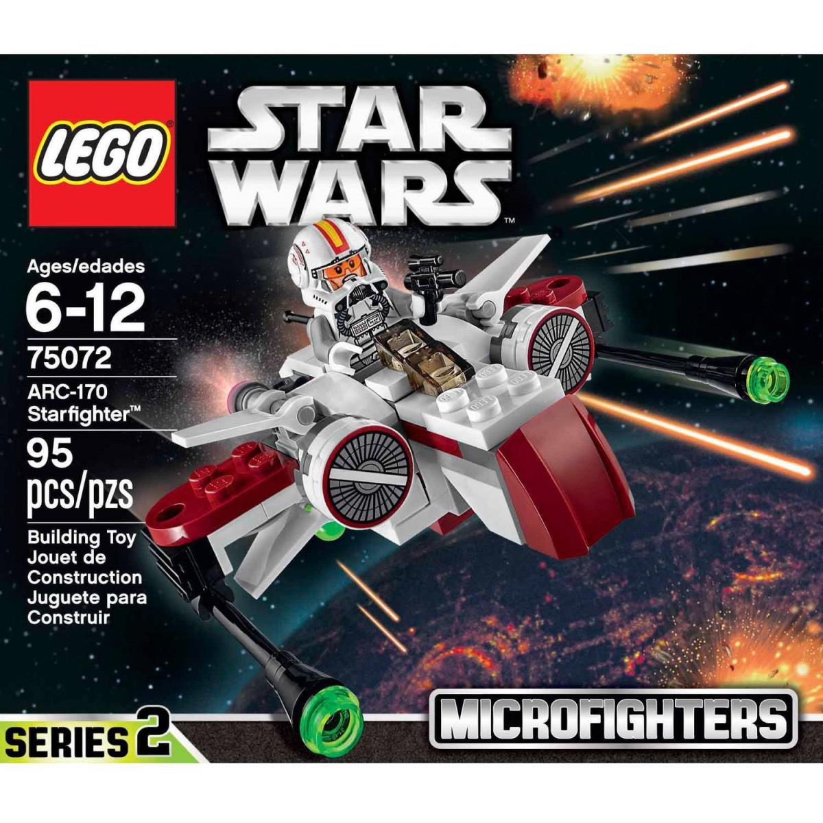 Lego Star Wars ARC-170 Starfighter 75072 A13