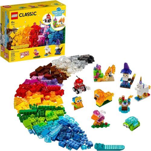 Lego Classic Creative Transparent Bricks Building Set 11013 For Girls