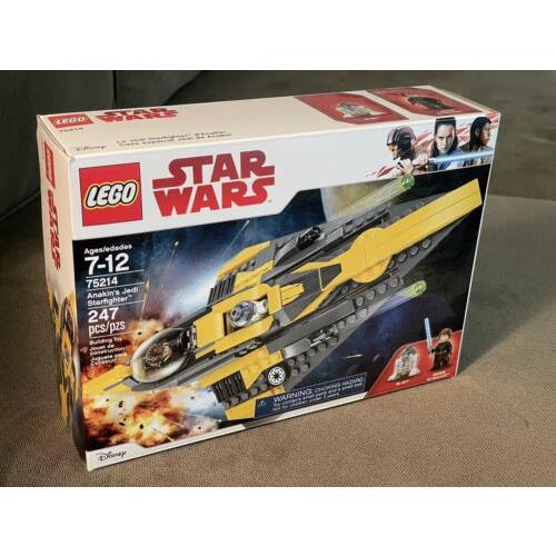 75214 Star Wars Lego Anakin`s Jedi Starfighter Legos Set r2-d2 Skywalker