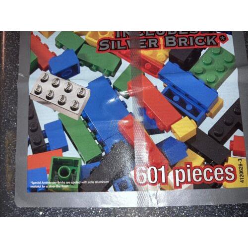 Lego System 3025 Limited Edition 25th Ann. Bucket Silver Brick