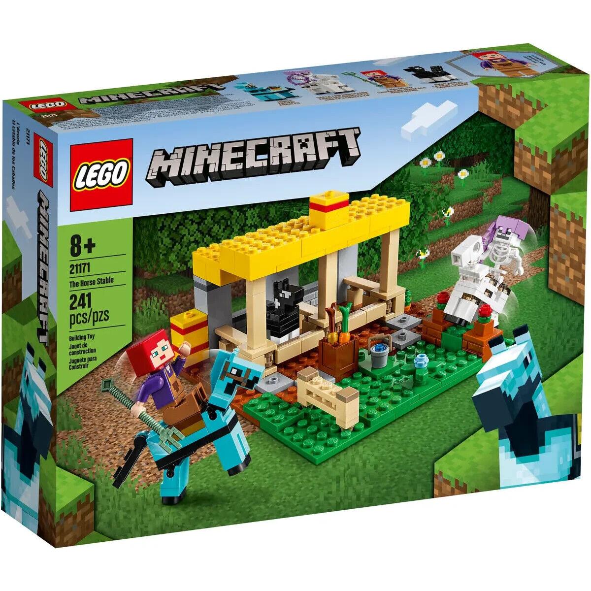 Lego The Horse Stable 21171 Minecraft Minifigure Building Set