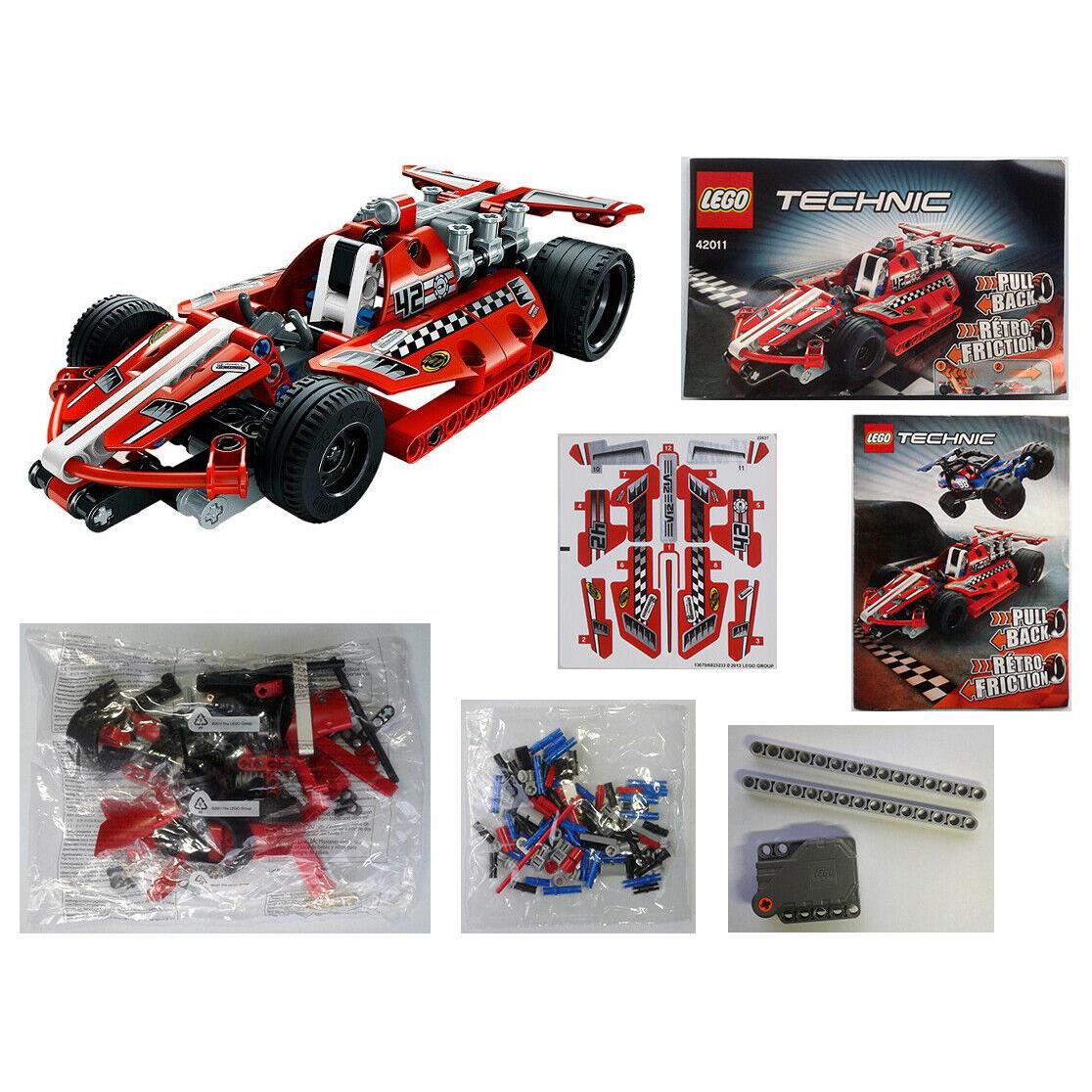 Lego 42011 Race Car -- Complete Set Bags -- Technic 2013